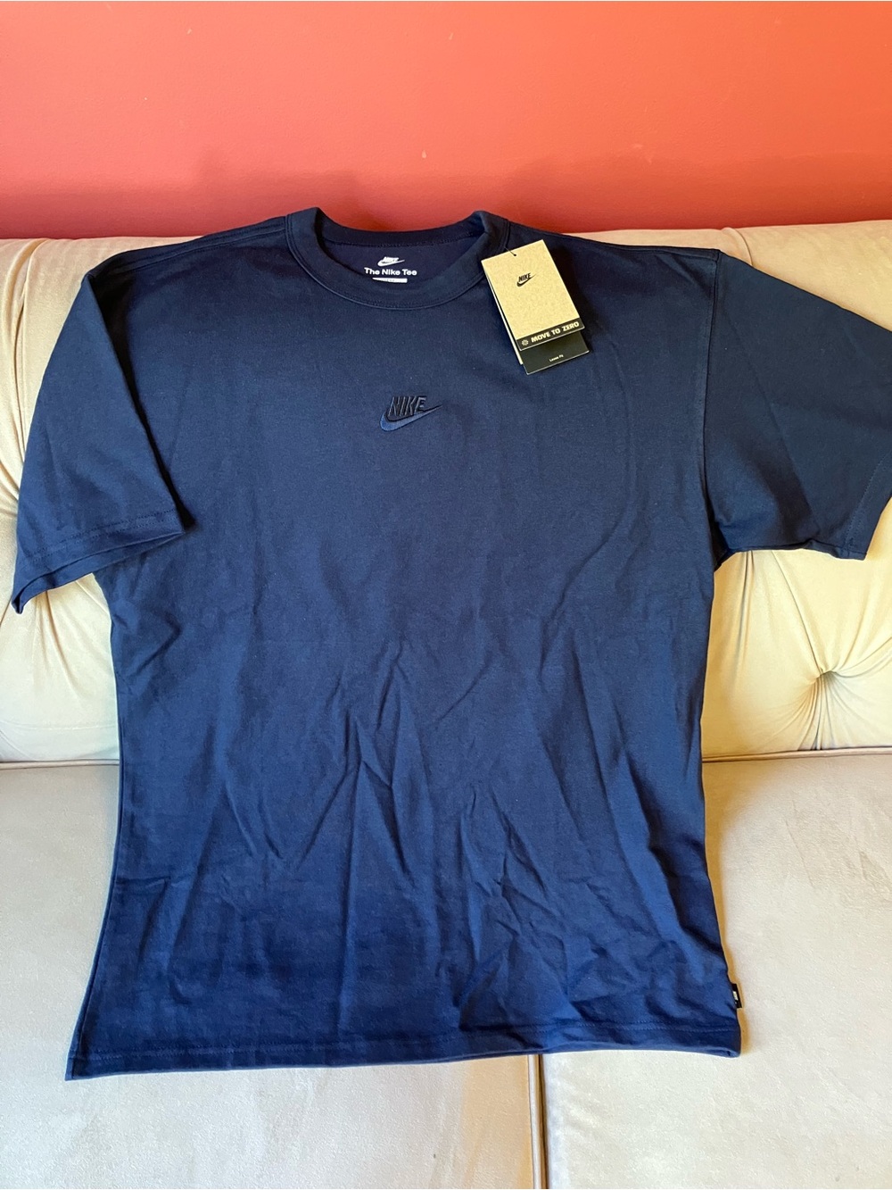 Nike Tee Navy Short Sleeve Swoosh Tee